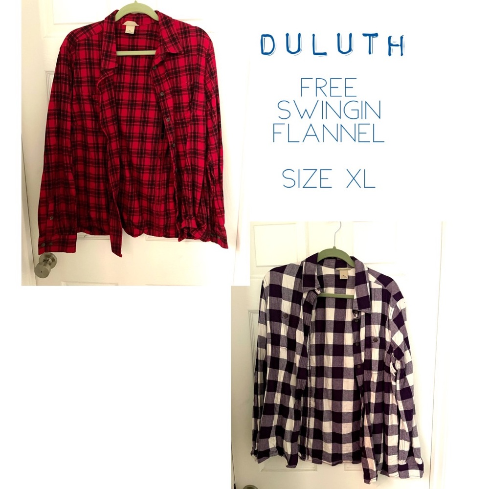 DULUTH Free Swingin Flannel Shirt Bundle